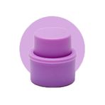 Fresh Keeping Carbonated Soda Sealer Bottle Pump Caps, Fizzy Drink Pressure Cap Bottle Top Stopper Saver Lid Purple