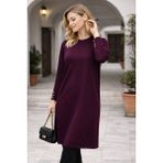 Fresh Moda Kadın Mevsimlik Petek Desen Uzun Büyük Beden Triko Kazak - Çok Renkli - Standart