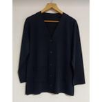 Fresh Moda Kadın Siyah Cepli Kısa Anne Penye Hırka - 2XL