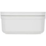 Fresh & Save Vakumlu Yemek Taşıma Kabı, S, Plastik, Beyaz-Gri 3Lü Paket