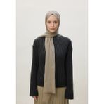 Fresh Scarfs Ince Pamuk Vual Sal Naturel Bej