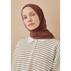 Fresh Scarfs Penye Şal Kızıl Kahve