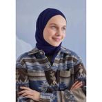 Fresh Scarfs Safir Penye Şal - Açık Lacivert