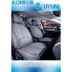 Fresh Start Citroen Xsara Uyumlu Lüks Deri Oto Koltuk Kılıfı Ön Arka Set Füme Marjinal Series Fs