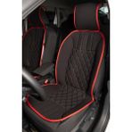 Fresh Start Lada Vega Uyumlu Oto Koltuk Minderi Elegance Model Ön 2'li Set Siyah Kırmızı Fs - Siyah - Kırmızı