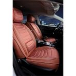 Fresh Start mercedes cl Uyumlu Lüx Deri Oto Koltuk Kılıfı Ön Arka Takım Sport Serisi Tarçın