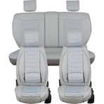 Fresh Start Opel Antara Uyumlu Lüx Deri Oto Koltuk Kılıfı Ön Arka Takım Antalya Serisi Gri