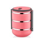 Freshbox 3 Katlı Model 2.25 lt Pembe Sefer Tası Saklama Kabı