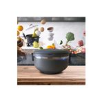 FreshBox Tek Katlı Modern Sefer Tası Yemek Termosu Füme