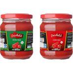 Fresheld Gurme Salça Serisi x 2 Adet Acı ve Tatlı Biber Salçası 650 gr