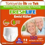 Freshlife Emici Külot XL Ekstra Büyük 120 Adet Hasta Bezi