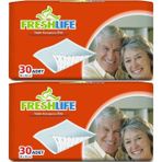 Freshlife Hasta Yatak Koruyucu 60x90 cm, 60 Adet (2 Paket)