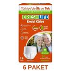 Freshlife M 6x30'lu Emici Külot Yetişkin Hasta Bezi