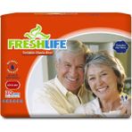 Freshlife Yetişkin Hasta Bezi Bel Bantlı L - Large - Büyük 60 Adet (2pk*30) - Beyaz