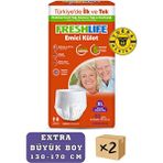 Freshlife Yetişkin Külotlu Hasta Bezi Emici Külot Xl (Extra Büyük Boy) 60 Adet 2 Paket