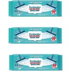 Freshmaker Karbonat ve Beyaz Sirke Katkılı Yüzey Yer Temizlik Mandallı Mop Havlusu - 50'li 3 Paket