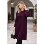 Fresh&Moda Kadın Mevsimlik Petek Desen Uzun Büyük Beden Triko Kazak