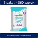 Fresh'N Soft Islak Tuvalet Kağıdı 6 X 60'Lı