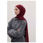 Freshscarfs BAMBU PENYE ŞAL KOYU BORDO