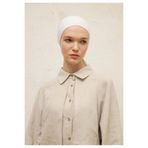 Freshscarfs DİKİŞSİZ DÜZ BONE(EVA) BEYAZ