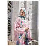 Freshscarfs FİONA DESEN RAMİ ŞAL PEMBE