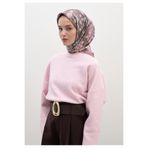 Freshscarfs Gülkurusu Wısterıa Desen Pamuklu Viskon Eşarp