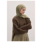 Freshscarfs Haki Bambu Penye Şal