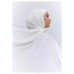 Freshscarfs STRASS TAŞLI İPEKSİ ŞAL EKRU