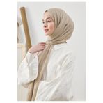 Freshscarfs Taş Rengi Bambu Şal