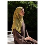 Freshscarfs Tatlı Sarı Rami Viskon Şal
