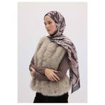 Freshscarfs Tozlu Pembe Evrın Desen Şal