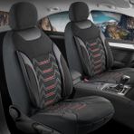 Freshstart Peugeot Bipper 2+1 Keten Oto Koltuk Kılıfı Ön Arka Set Dark Siyah Edition Seri Fsrt