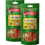 Freshy Chicky Twists Tavuklu 2x90 gr Köpek Ödül Maması