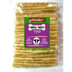 Freshy Dental Twists - Naturel Burgru Çubuk 100'lü Paket Köpekler İçin Sağlıklı Ödül