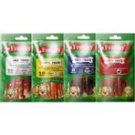 Freshy Kurutulmuş Sığır Ördek Tavuk Kuzu Etli Karışık Paket 4'lü Set Köpek Ödül Kemiği