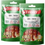 Freshy Lamb Twists 2'li 20 Adet Kuzu Etli Burgu Çubuk