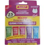 Freshy Meow 5 Farklı Lezzette 25 Adet Krema Kedi Ödülü
