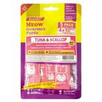 Freshy Meow Ton Balıklı ve Deniz Taraklı 4+1 Adet Krema Kedi Ödülü