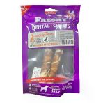 Freshy Ördek Eti Kaplı 15CM Burgu Kemik Köpek Ödülü 120GR 2li
