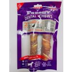 Freshy Ördek Eti Kaplı Beyaz Burgu Kemik Köpek Ödülü 18 Cm 2 Li