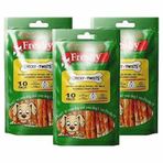 Freshy Tavuk Etli Kaplı Burgu Çubuk Kemik 3 Adet Köpek Ödül Maması