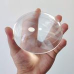 Fresnel Lens, Çap 100mm (4 ''), Odak Uzaklığı 140mm, Fizik Sınıfı için Akrilik Ultrathin Lens, Güneş Enerjisi Isıtma, (Odak Uzunluğu 140mm)