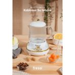 Fressi Cam Su Isıtıcı Kettle Elektrikli Çok Fonksiyonlu Bitki Çayı Makinesi Beyaz 600ml Ysb-gc03 Venice