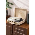 Fressi Dahili Hoparlörlü Pikap Müzik Kutusu Usb+Rca+Bluetooth FR-P101 Zenitte - Krem