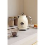 Fressi FR-KT05 Vintheat 1.7 lt Isı Göstergeli Retro Krem Kablosuz Kettle Su Isıtıcısı