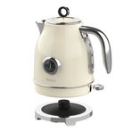 Fressi FR-KT05 Vintheat 1.7 lt Isı Göstergeli Retro Krem Kablosuz Kettle Su Isıtıcısı