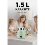 Fressi Orginal Kt-01 Retrofi Su Yeşili 1.5 L Retro Elektrikli Kettle