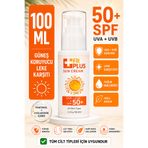 Freya 'FR+ Plus' SPF 50+ 100 ml Yüz 'Güneş Kremi' 'Leke Karşıtı' 'Niasinamid' İçerikli Nemlendirici Koruyucu