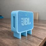 Freya Go 3 Uyumlu Hoparlör Standı Masaüstü Yükseltici – Mini Speaker Tutucu - Mavi