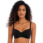FREYA Jewel Cove Sweetheart Dolgulu Balenli Bikini Üstü (7231), Siyah Katı, 18GG